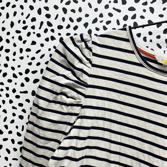 Boden Puff Sleeve Striped Dress - Picture 8 of 12